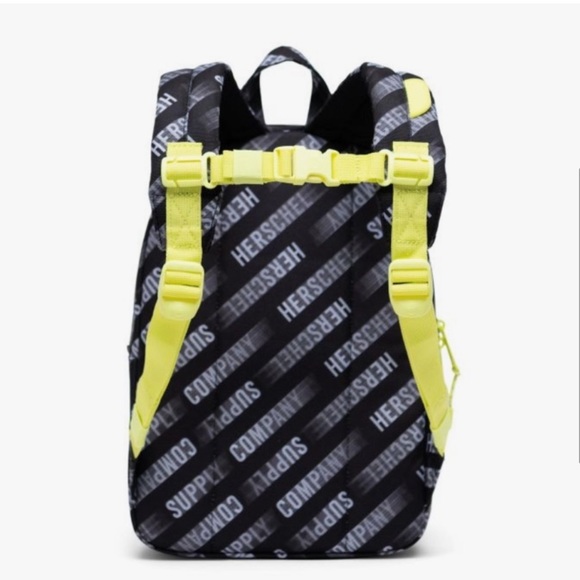 Herschel Kids Heritage Backpack | HSC Motion Black/Highlight - Picture 4 of 15